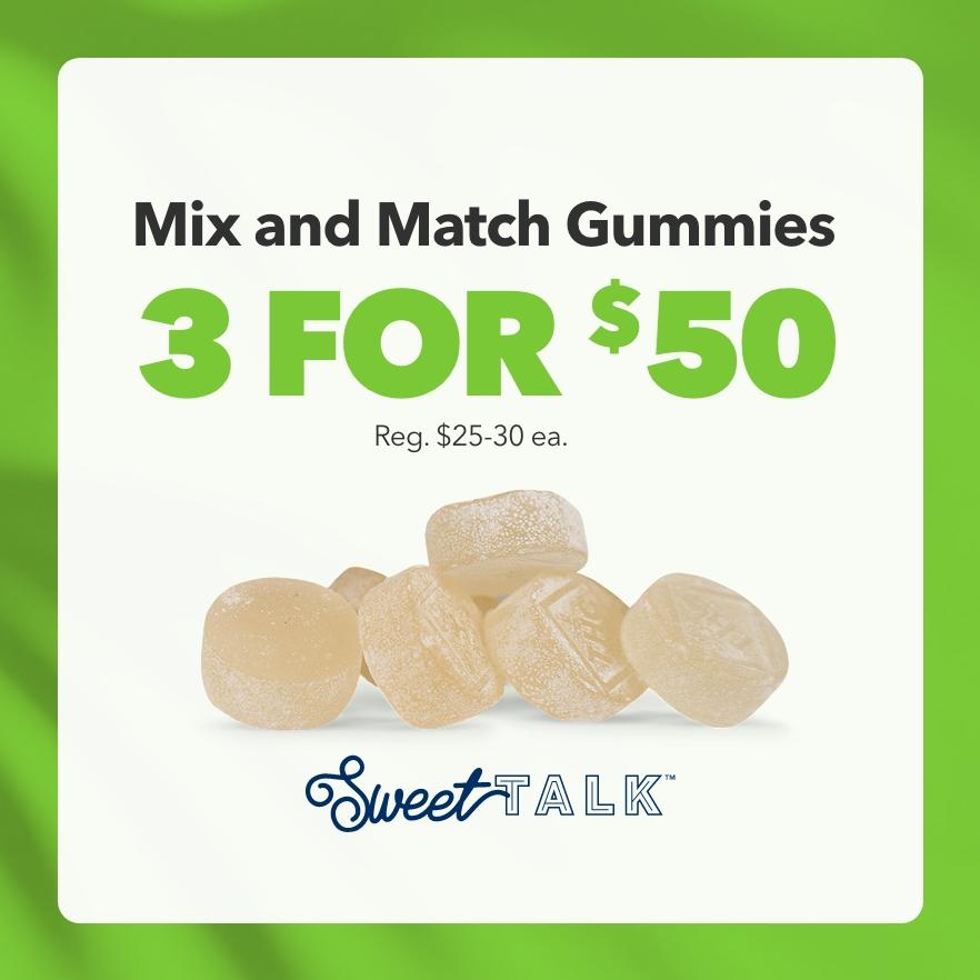 3 for $50 Gummies