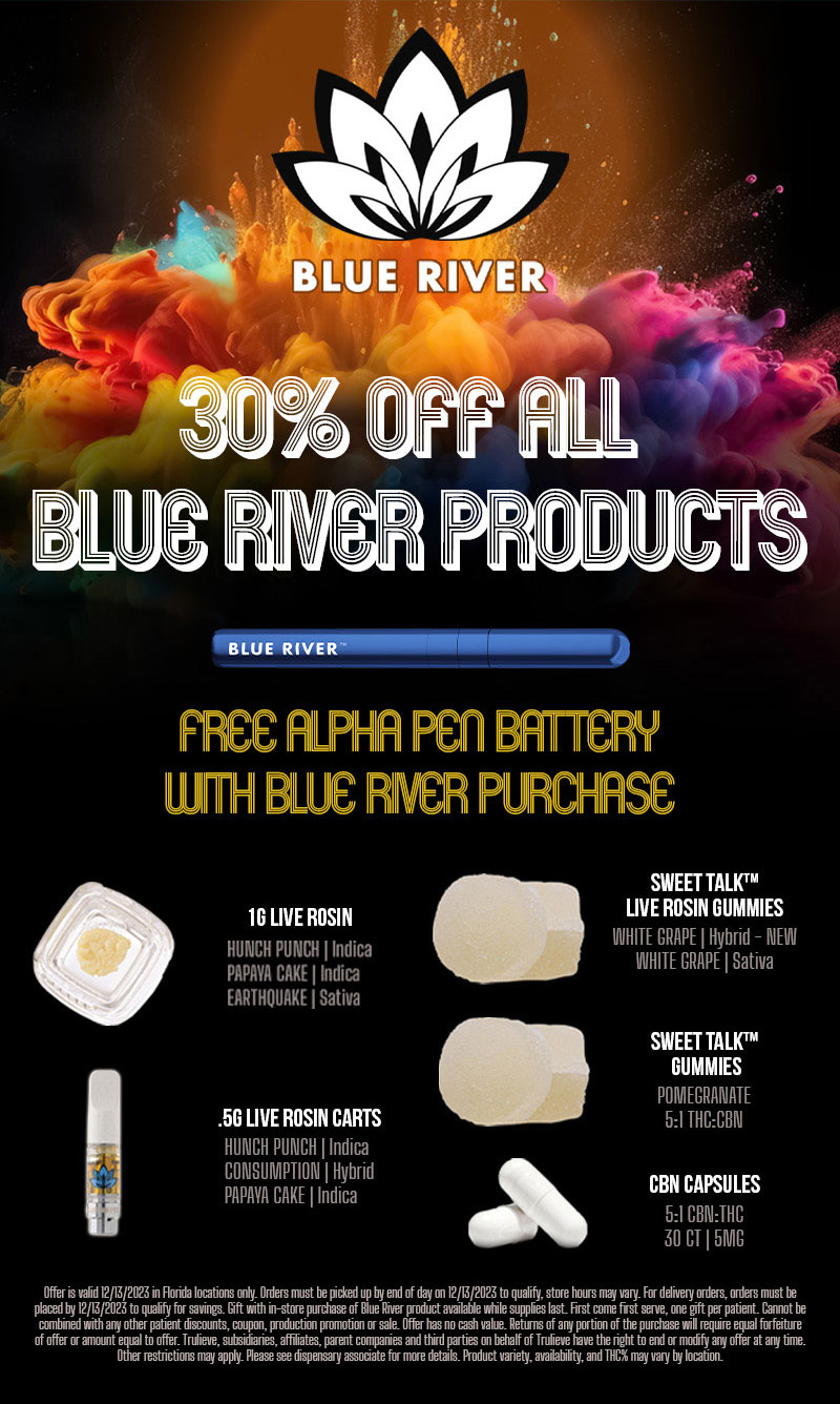 Blue River 12 Days of Cannabis Promo