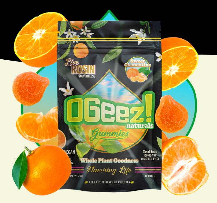 Sweet Clementine Live Rosin Vegan Gummies 10pk