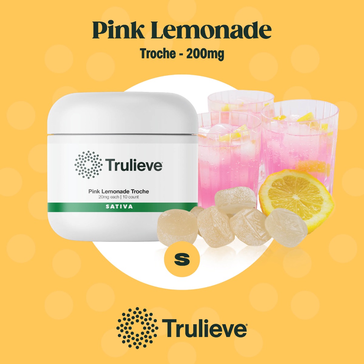 Pink Lemonade Troche | THC:CBD | .2g Sativa | Trulieve