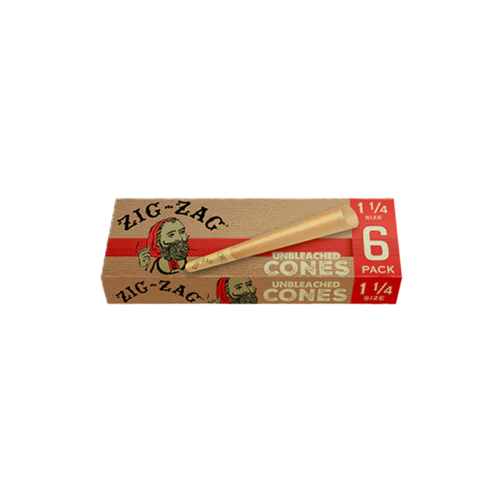 1 1/4" Unbleached Cones 6pk