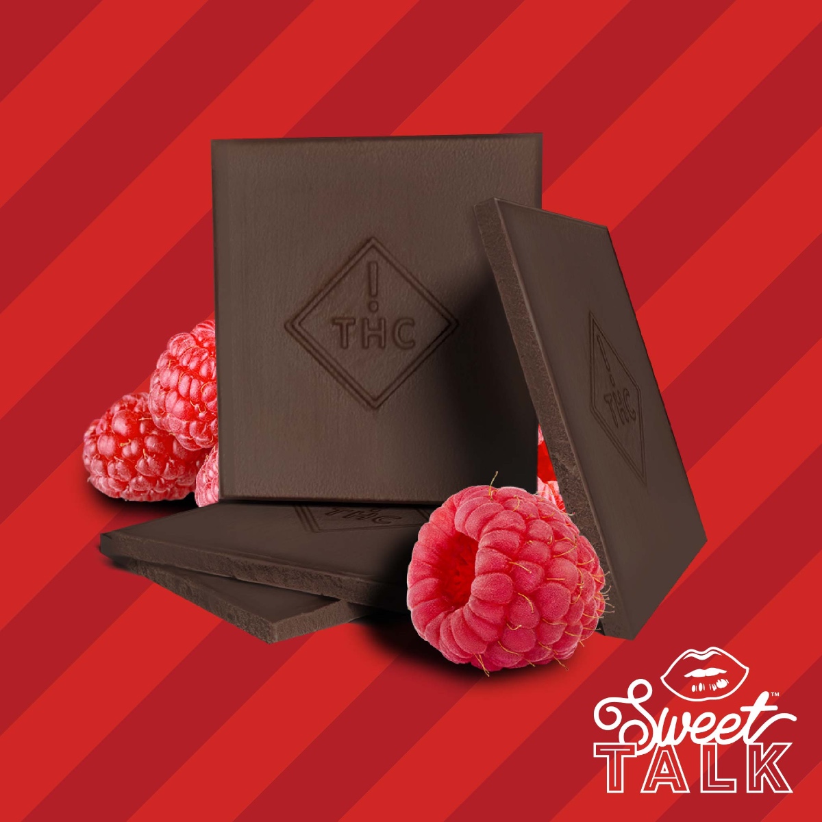 Image of Raspberry Dark Chocolates 10pc