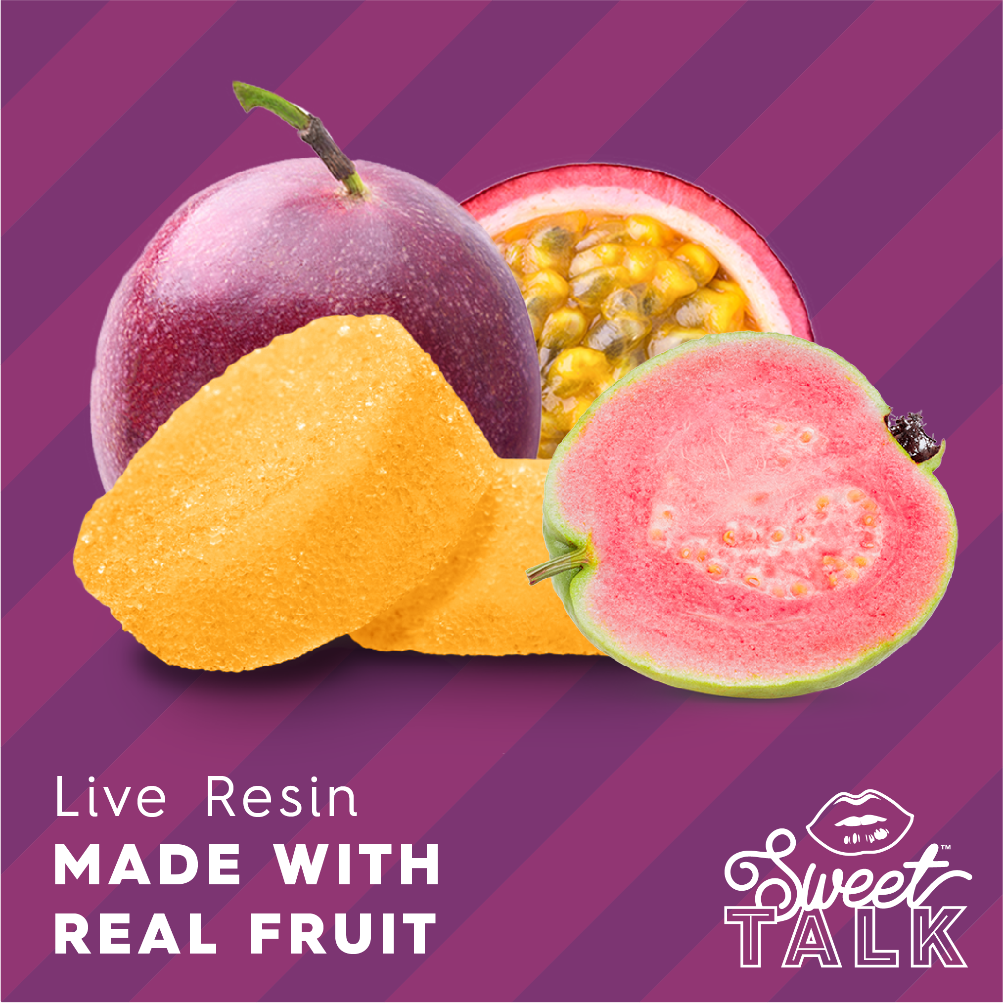 Image of Guava Passionfruit Live Resin Gummies 10pk