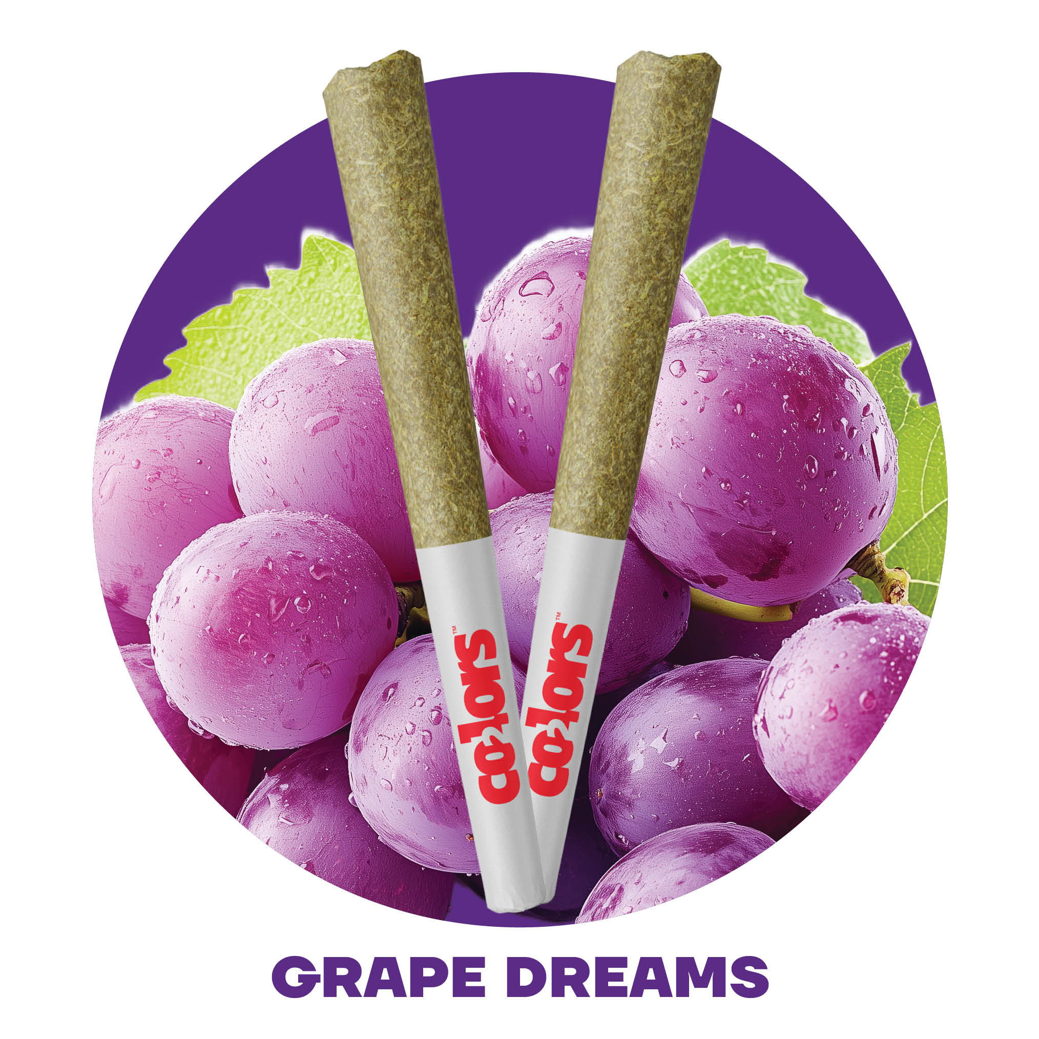 Image of Grape Dreams Infused Pre-Rolls 2pk