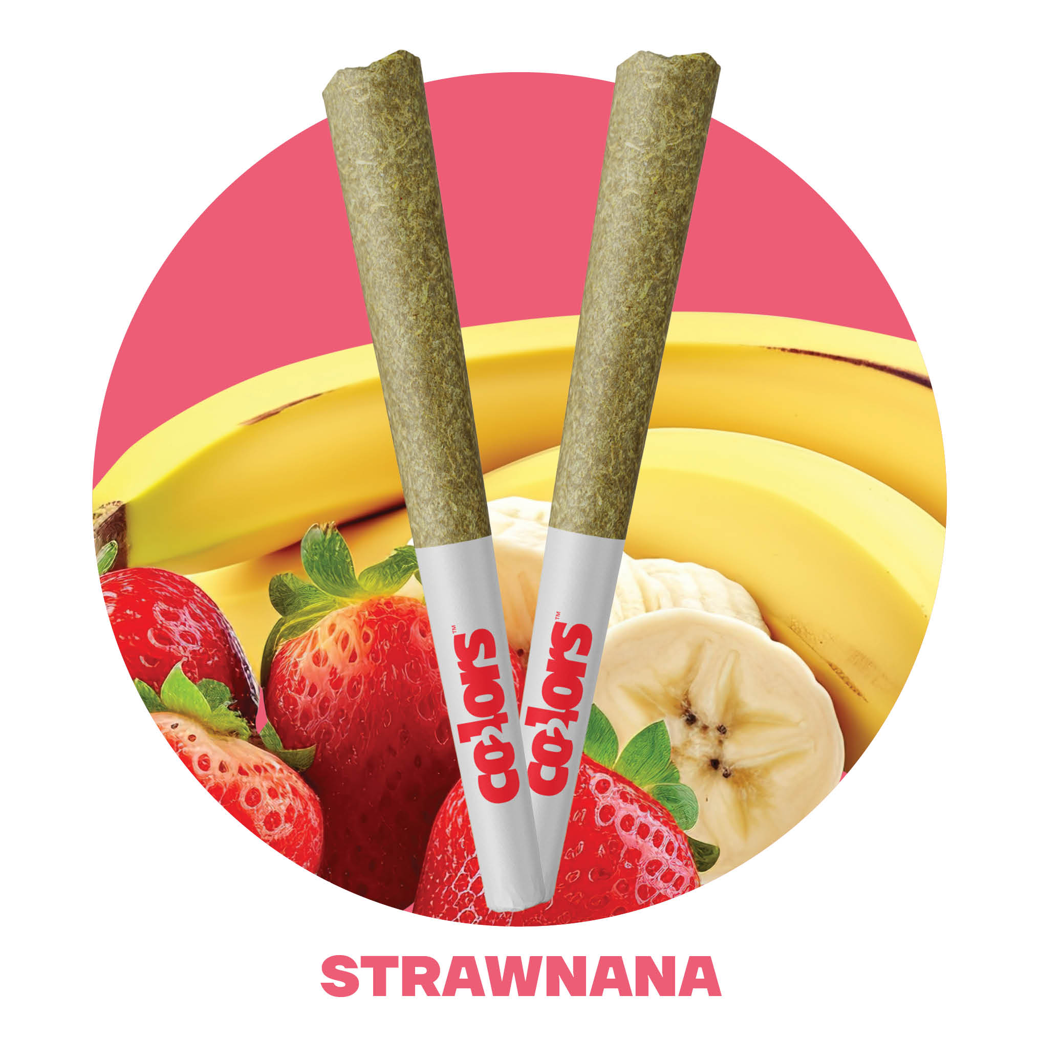 Image of Strawnana Infused Pre-Rolls 2pk