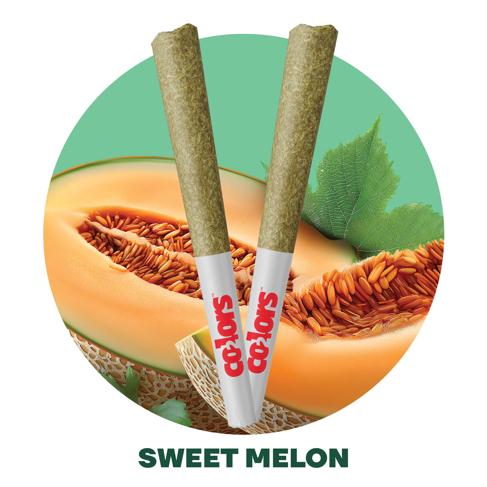 Image of Sweet Melon Infused Pre-Rolls 2pk
