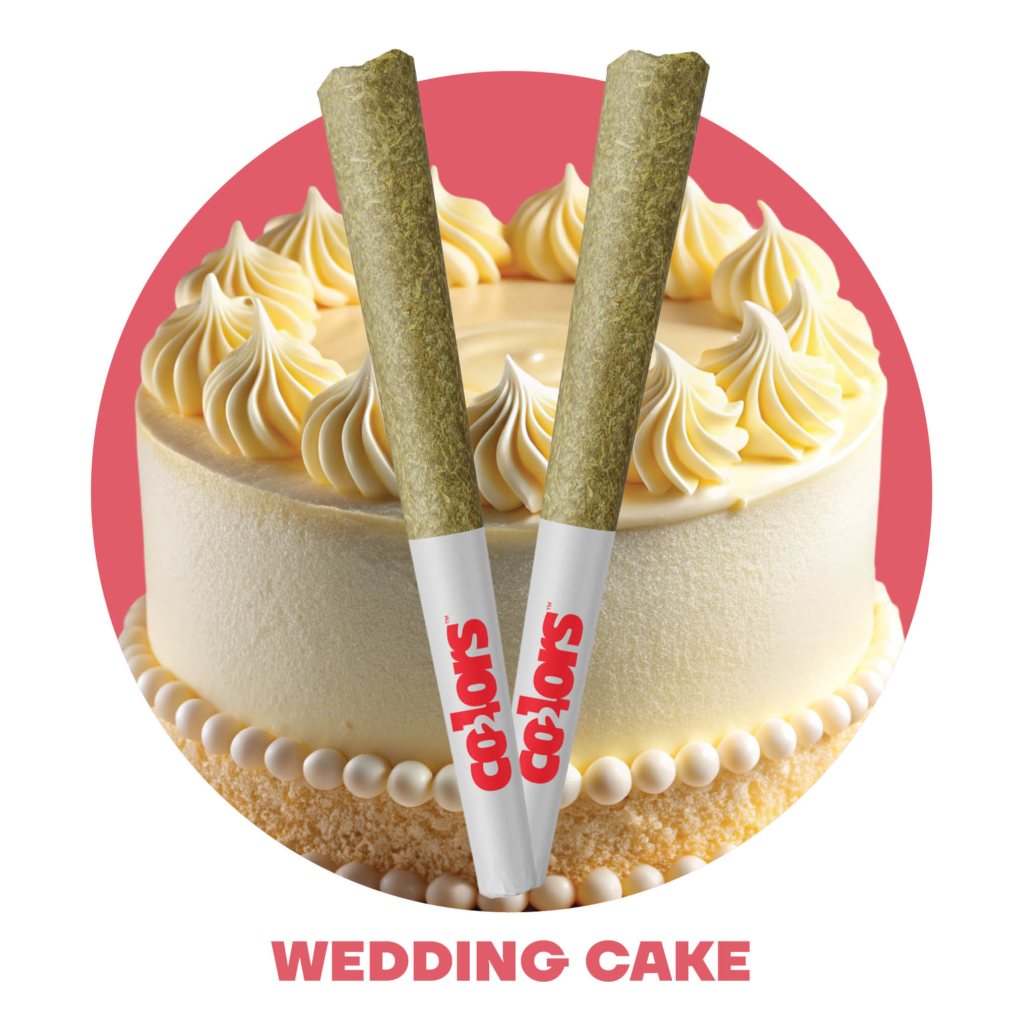Image of Wedding Cake Infused Pre-Rolls 2pk