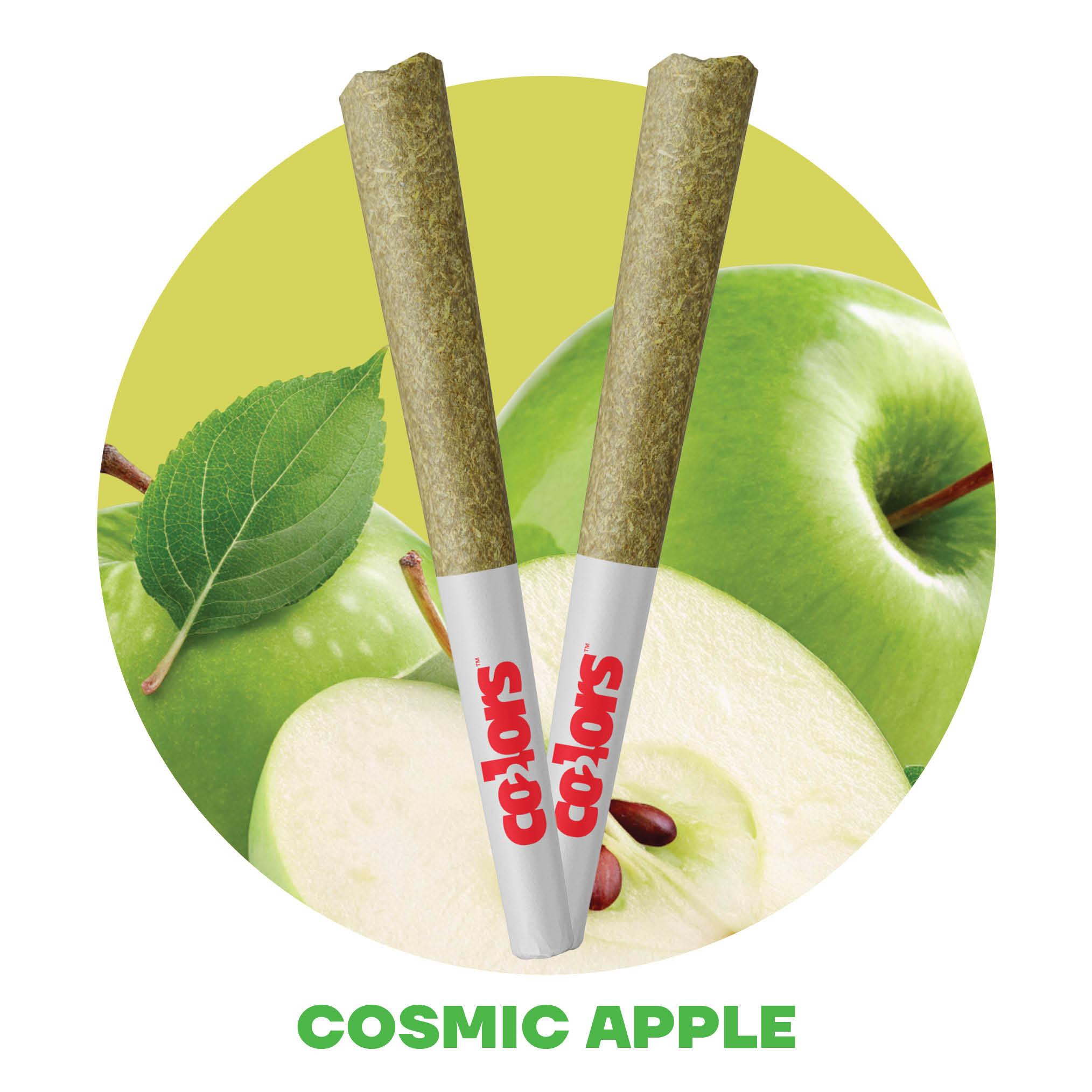 Image of Cosmic Apple Infused Pre-Rolls 2pk
