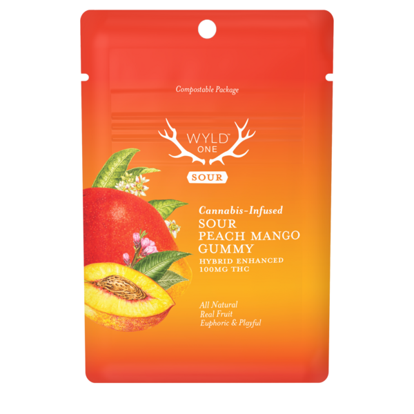 Image of Sour Peach Mango Hybrid Gummy 10pc