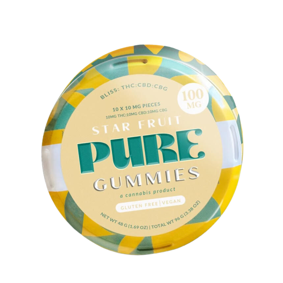 Image of Starfruit Hybrid Gummies [1:1:1 THC:CBD:CBG] 10pk