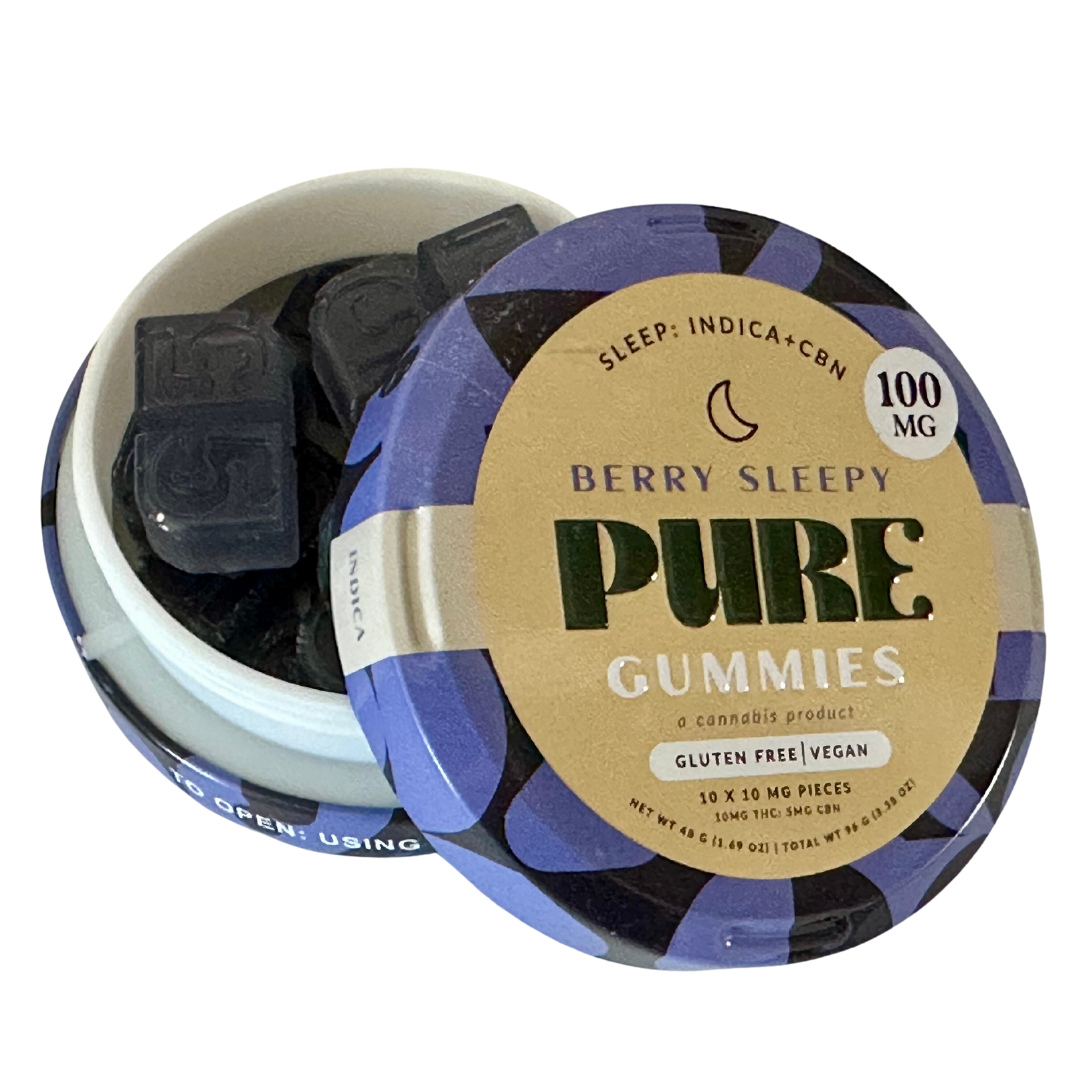 Image of Berry Sleepy Indica Gummies [2:1 THC:CBN] 10pk