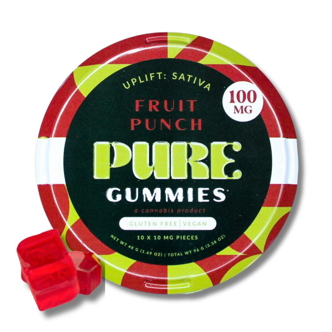 Image of Fruit Punch Sativa Gummies 10pk