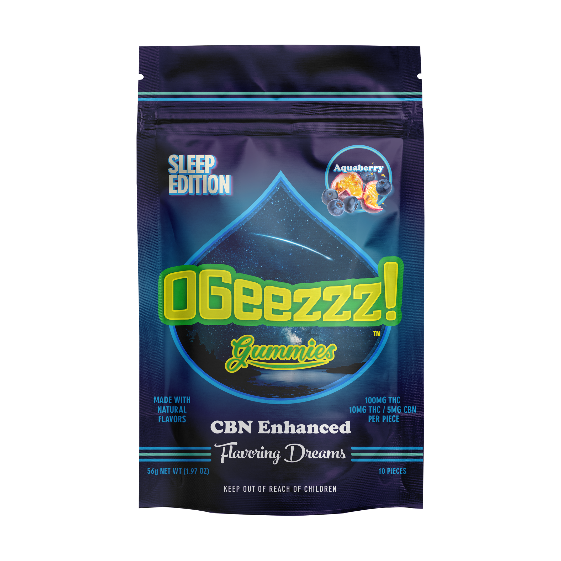 Aquaberry Gummies (2:1 THC:CBN) 10pk