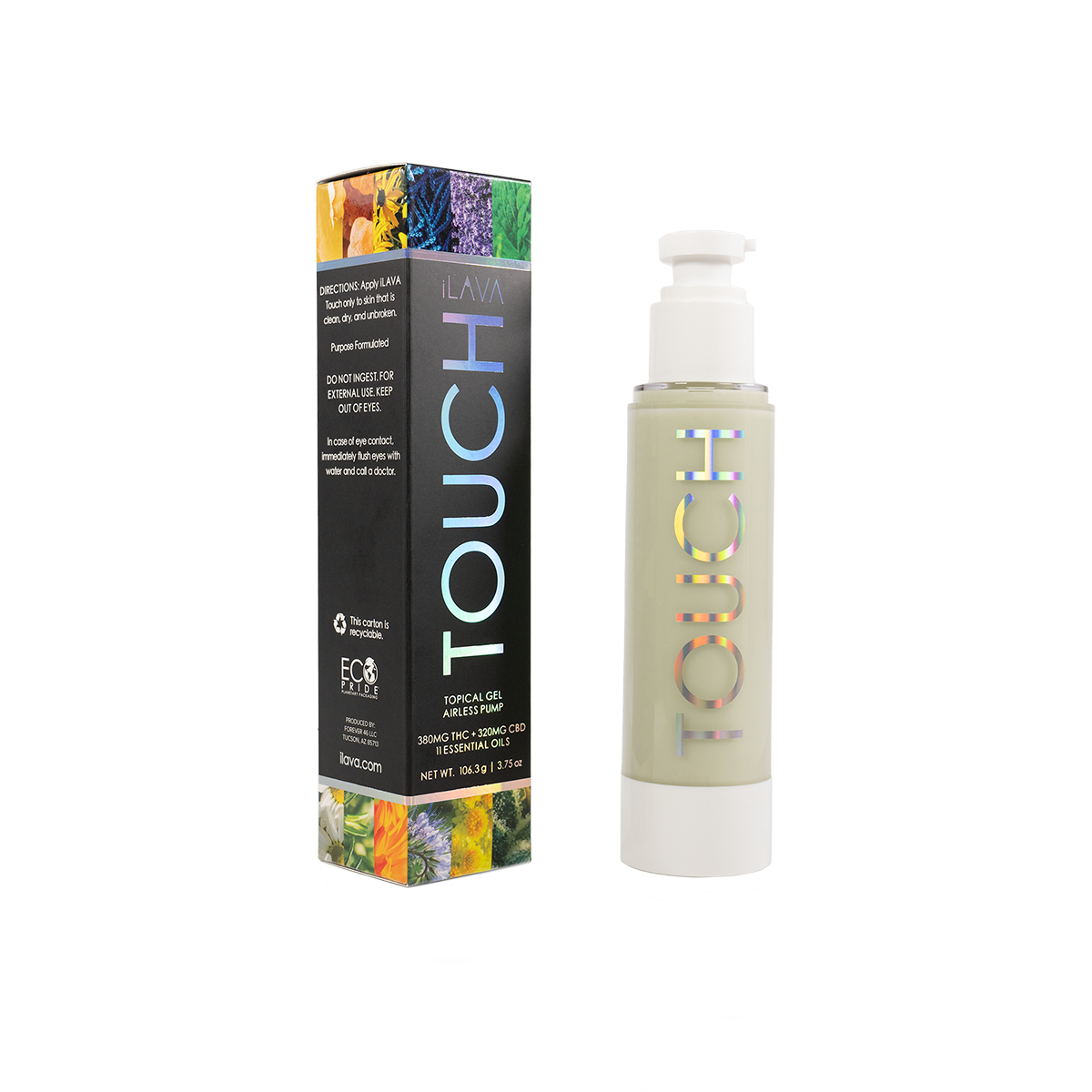 Image of 3.75oz Touch ECOPRIDE Topical Gel