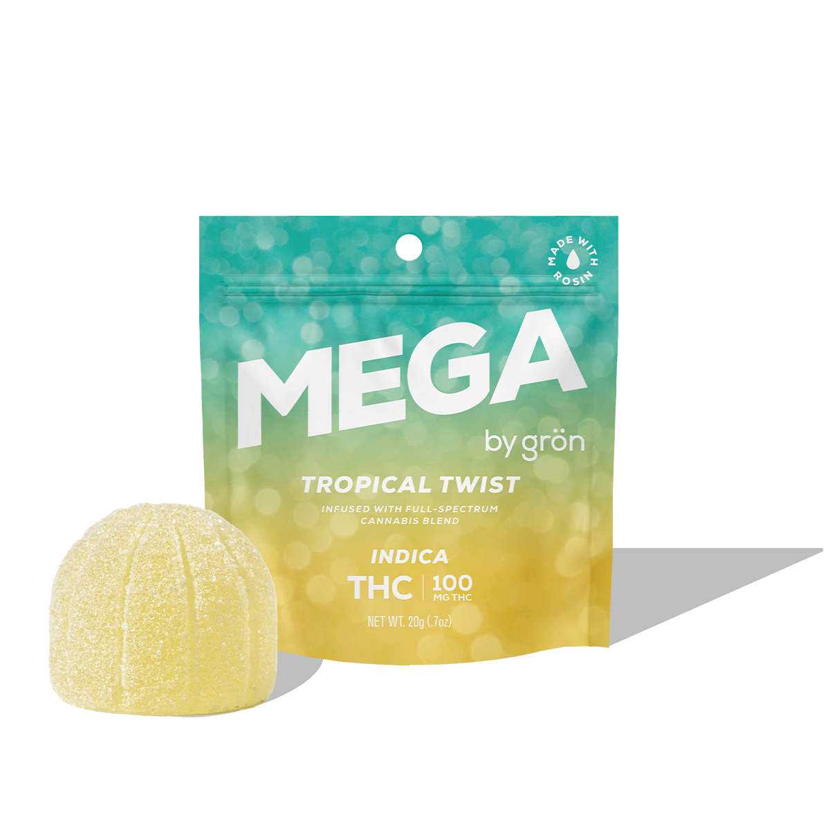 Image of Tropical Twist Mega Pearl Gummie 10pk