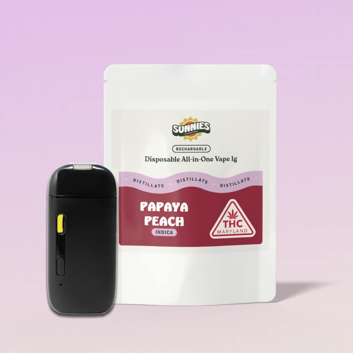 Papaya Peach Indica Disposable