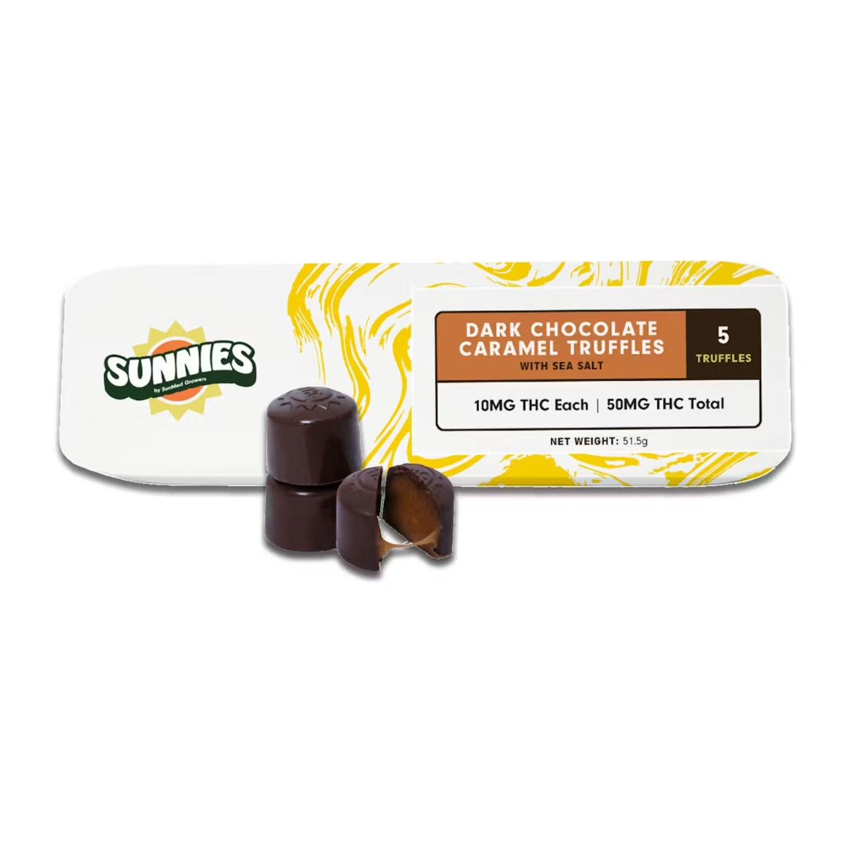 Dark Chocolate Caramel Chocolate Truffles 5pk