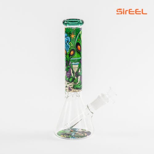 Image of 10" Ancient Alien Beaker Bong with Bowl