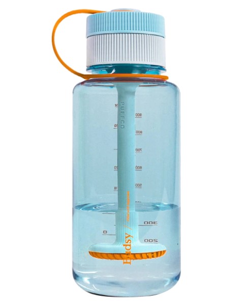 Budsy Water Bottle Bong | Glacier