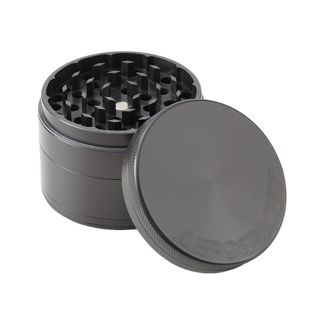Gun Metal 1.6" 4pc Grinder