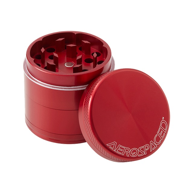 Red 1.6" 4pc Grinder