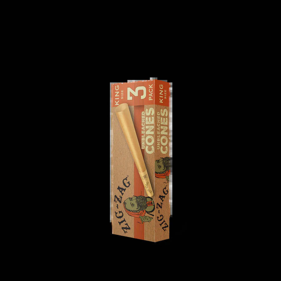Image of King Size Unbleached Cones 3pk