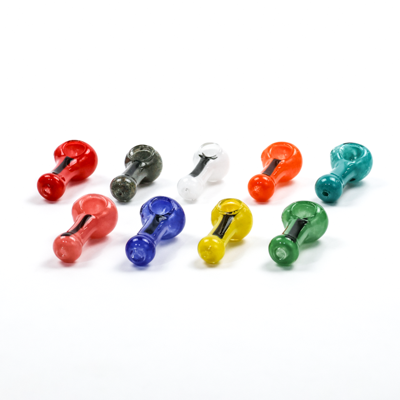 2.5" Dichro Glass Hand Pipe | Assorted Colors
