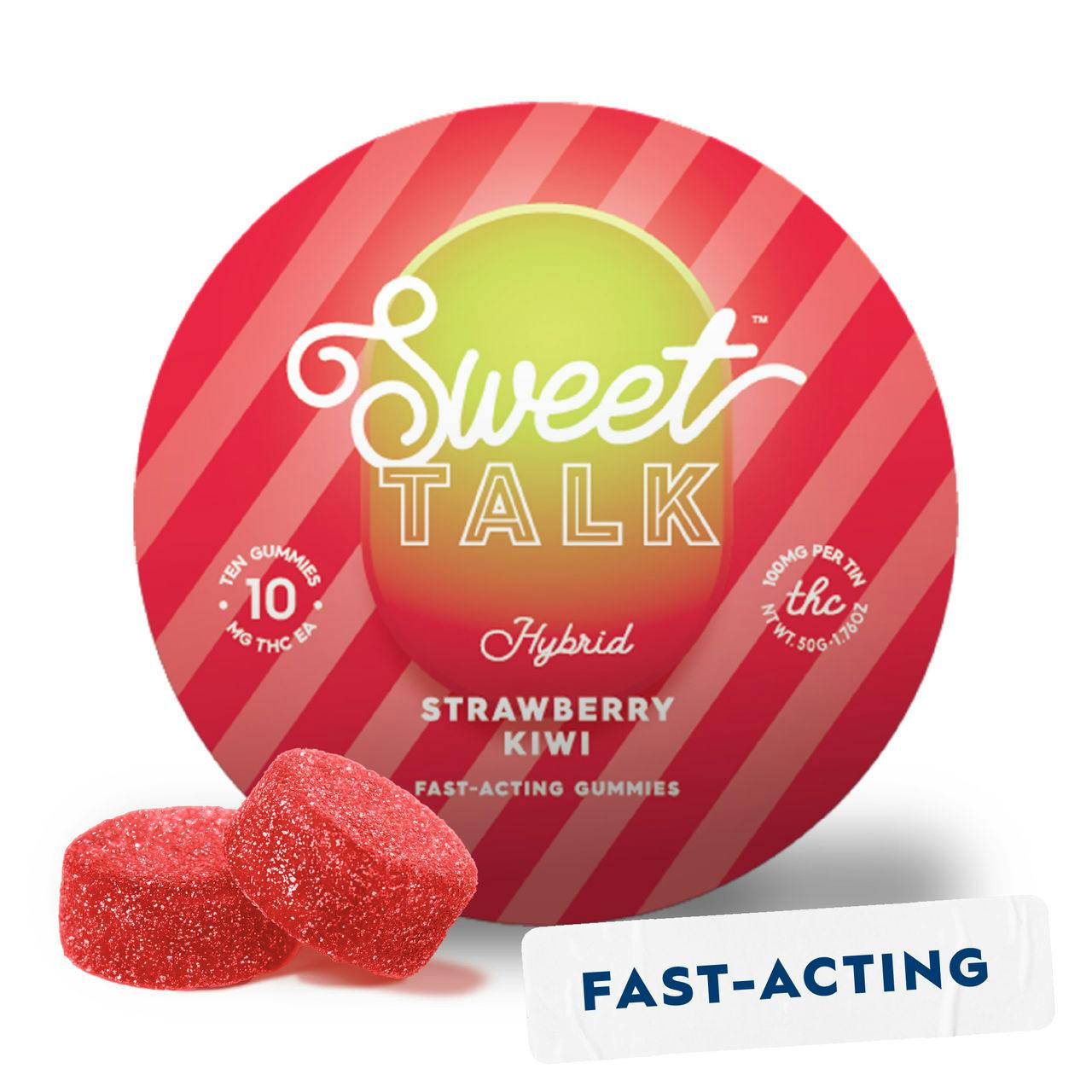 Image of Kiwi Strawberry Fast Acting Gummies 10pk