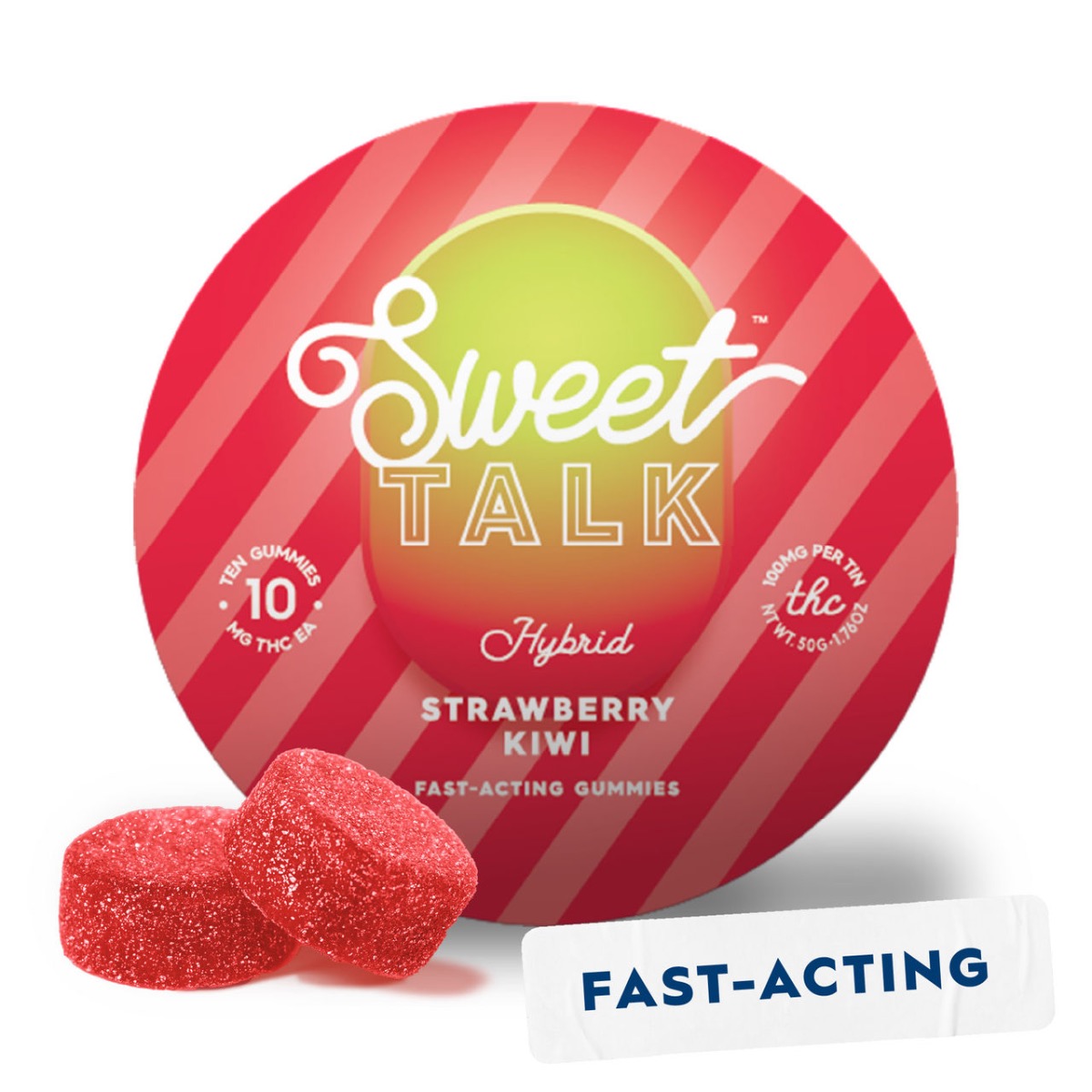 Image of Kiwi Strawberry Fast‑Acting Gummies 10pk