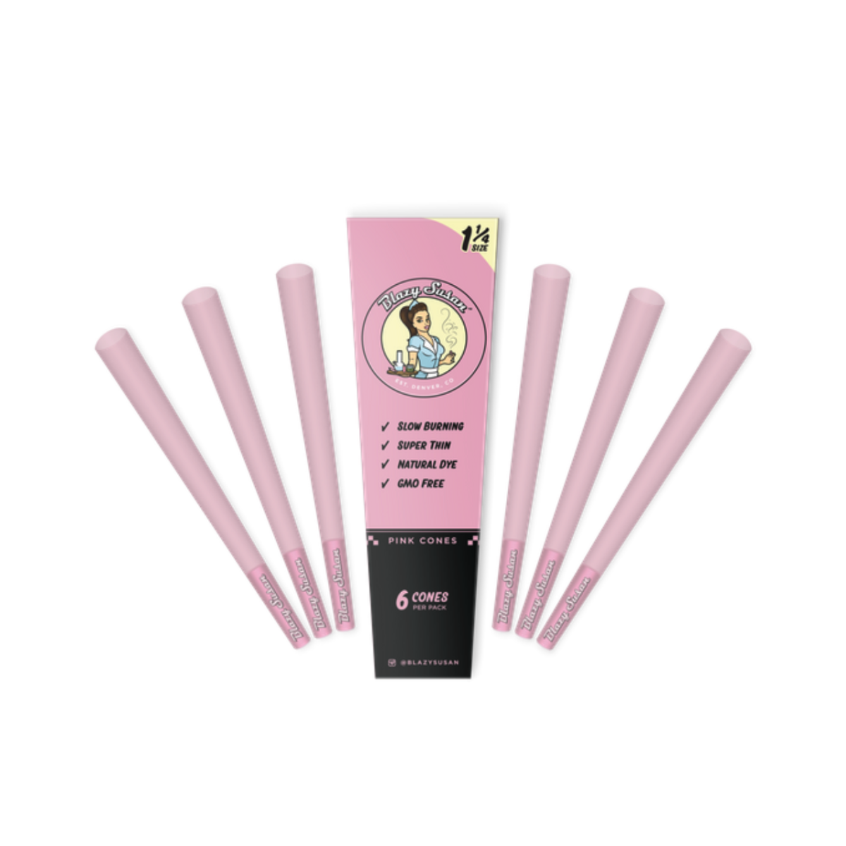 Image of Pink Pre-Roll Cones 6 pack