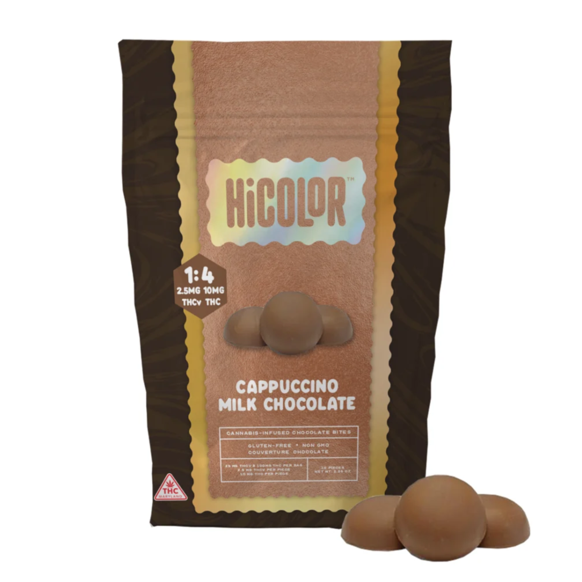 Image of Cappuccino - Chocolate Bites 10pk 4:1 100mg