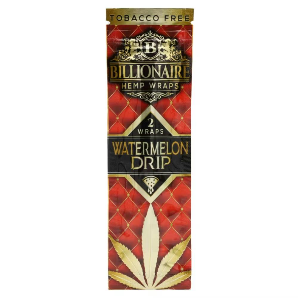 Image of Watermelon Drip Hemp Wraps 2pk