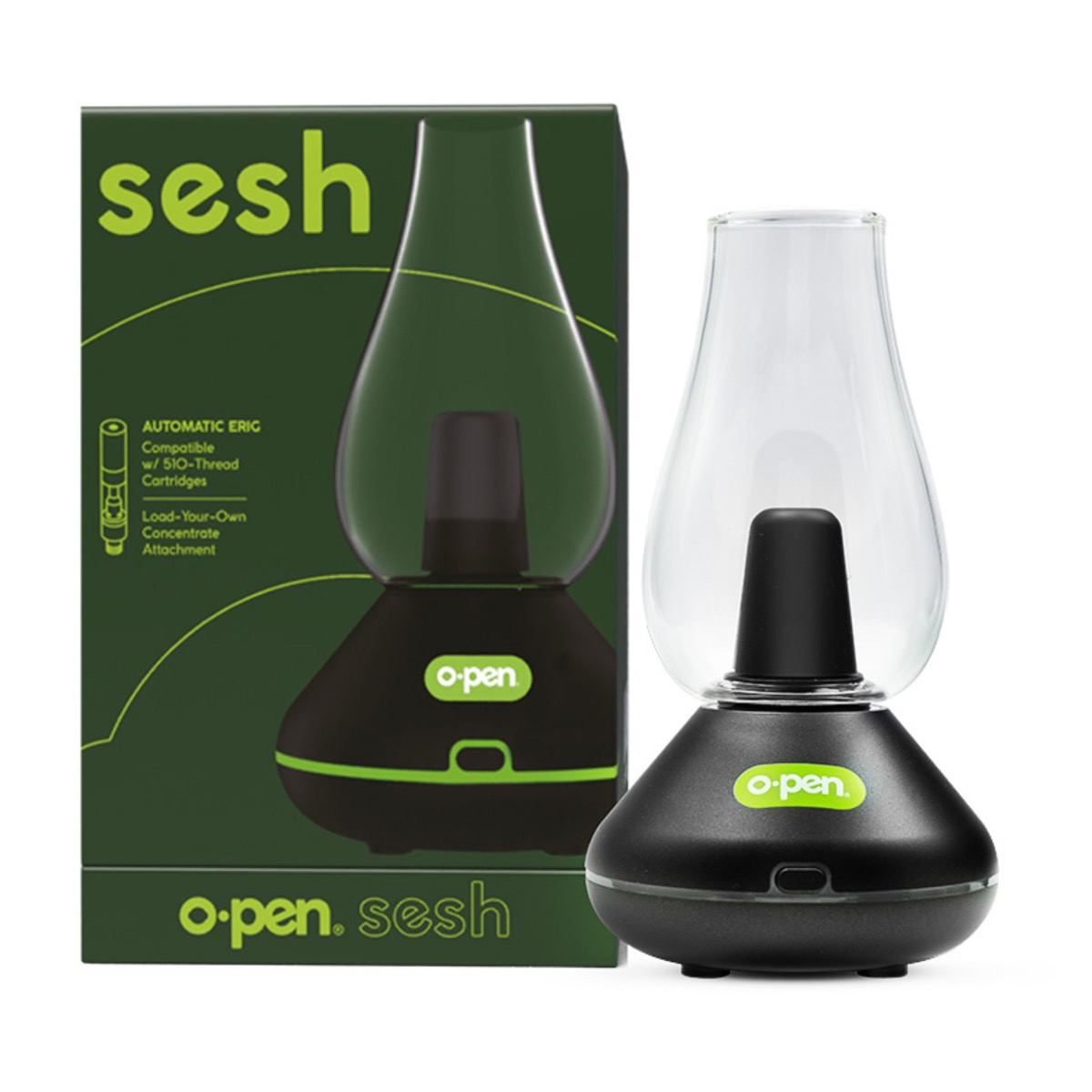 Image of O.Pen - Sesh E-Rigs 510 Thread - Black