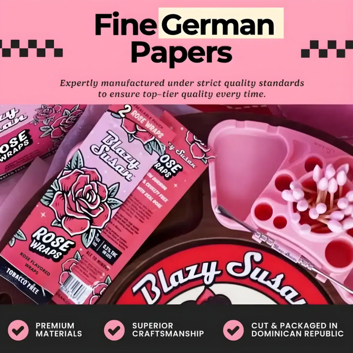 Shop Blazy Susan - Natural Rose Wraps Online | Trulieve