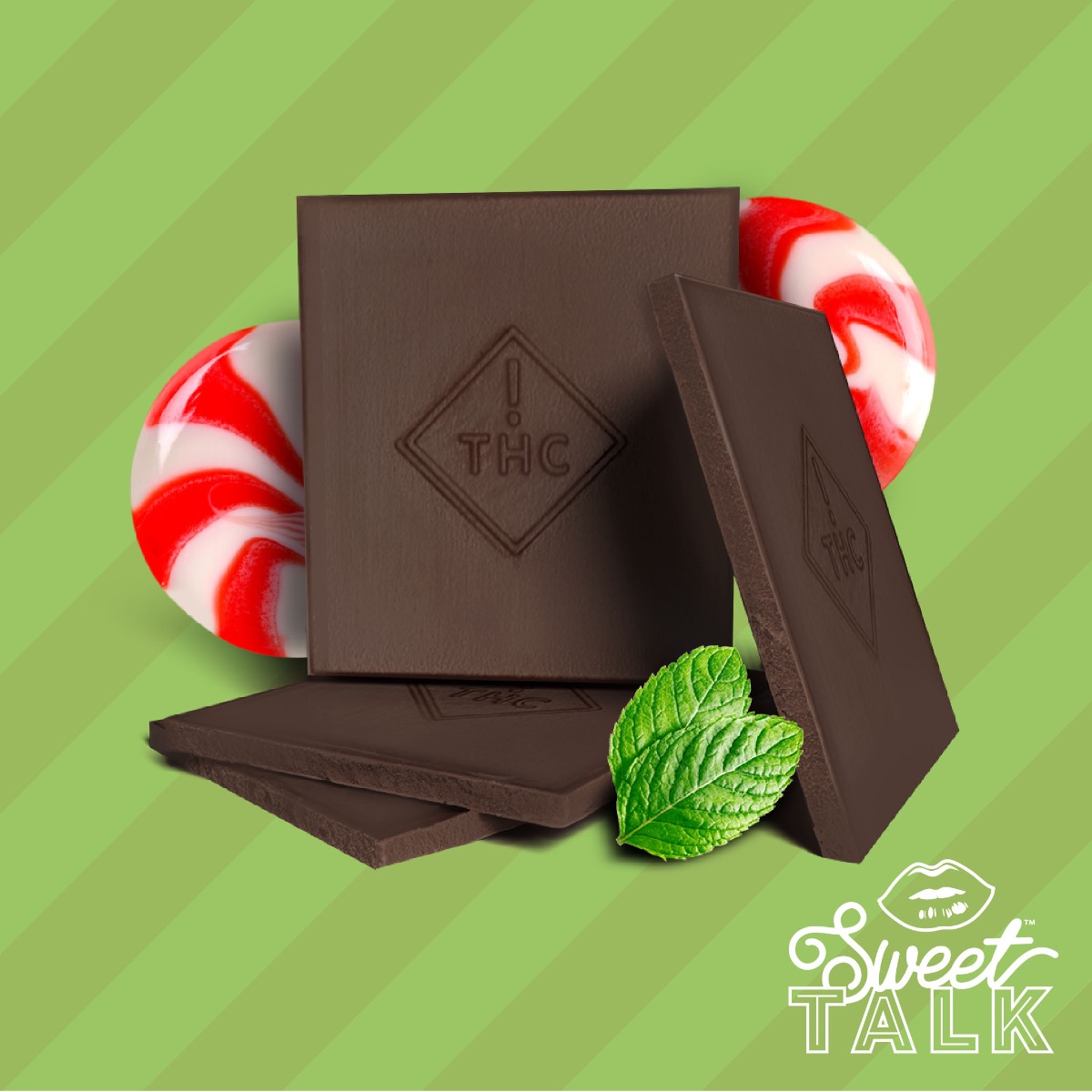 Peppermint Dark Chocolates 10pc