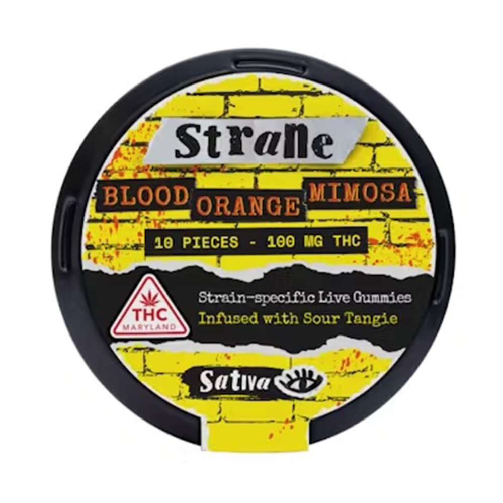 Image of Blood Orange Mimosa Live Resin Gummies 10pk