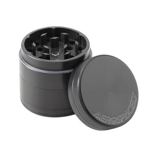 Image of Aerospaced 4 pc 1.6 Grinder Black