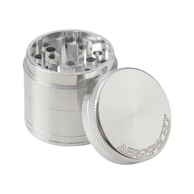 Aerospaced 4 pc 1.6 Grinder Silver