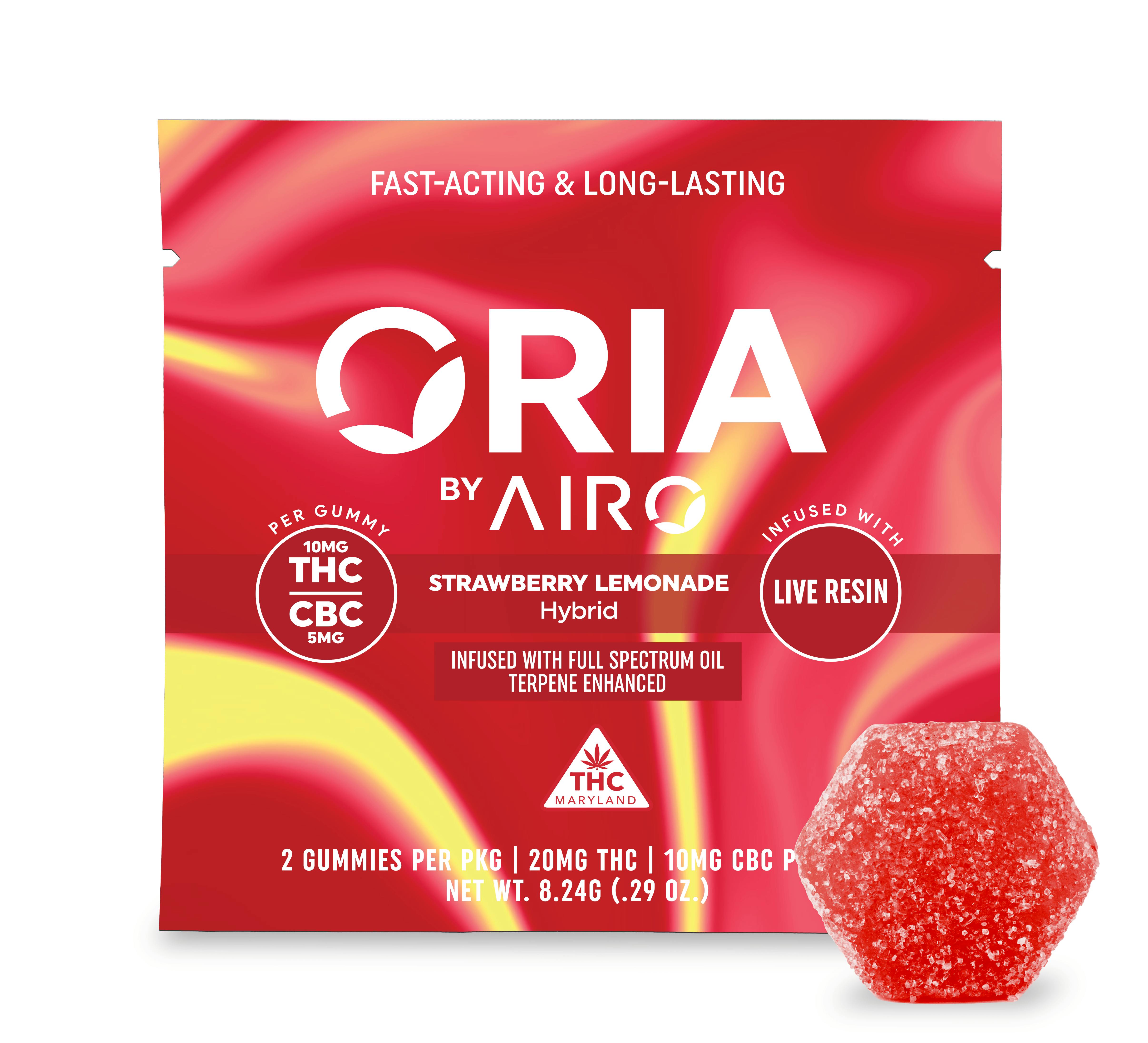 Image of Strawberry Lemonade Full Spec Fast‑Acting Gummies 2pk