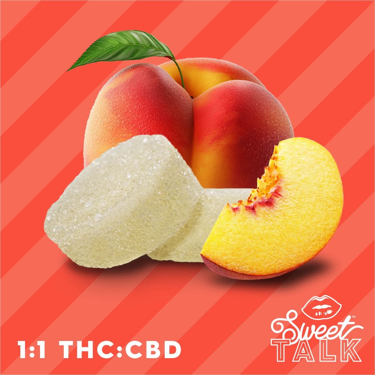 Image of Georgia Peach Classic Gels (1:1 THC:CBD) 10pk