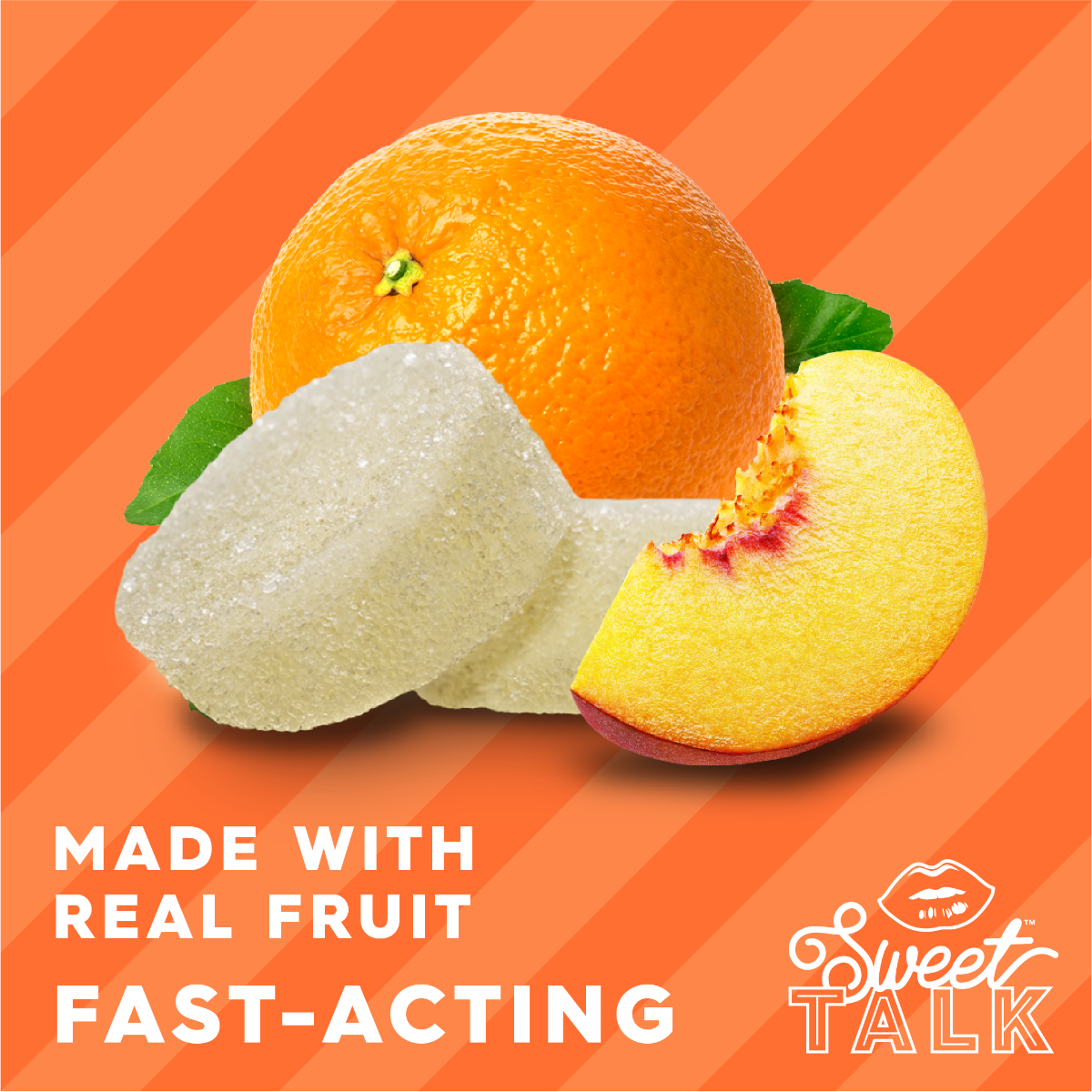 Image of Orange Peach - Fast-Acting Gels 100mg