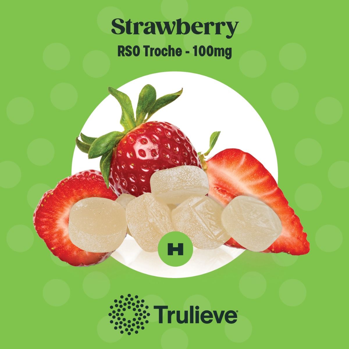 Image of Strawberry - RSO Troche 100mg