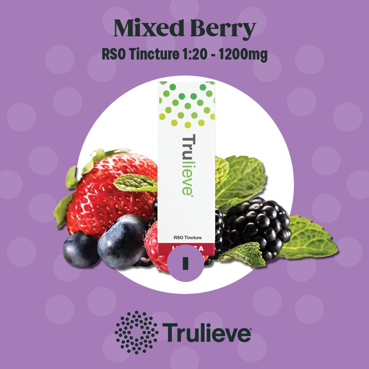 Image of Mixed Berry - RSO Tincture 1:20 1200mg