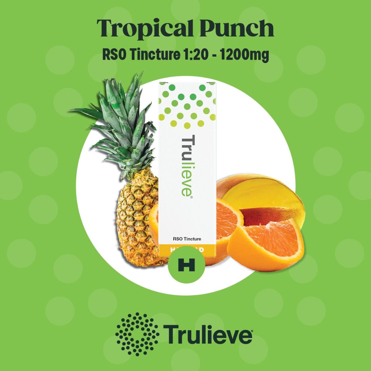 Image of Tropical Punch - RSO Tincture 1:20 1200mg