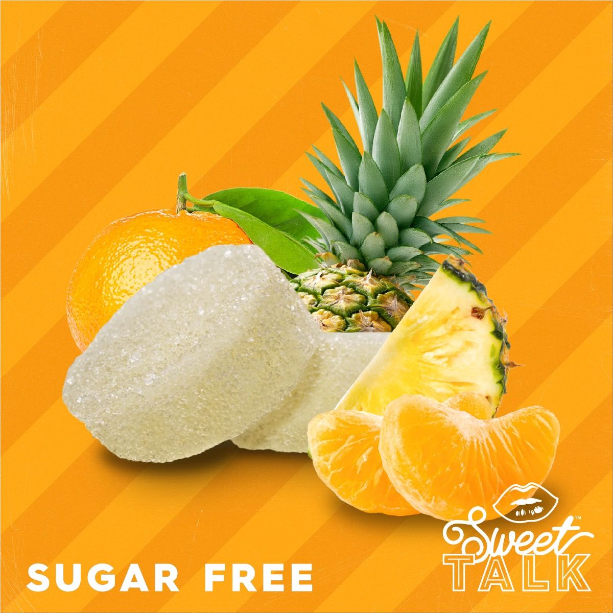 Image of Pineapple Clementine Sugar-Free Classic Gels 10pk
