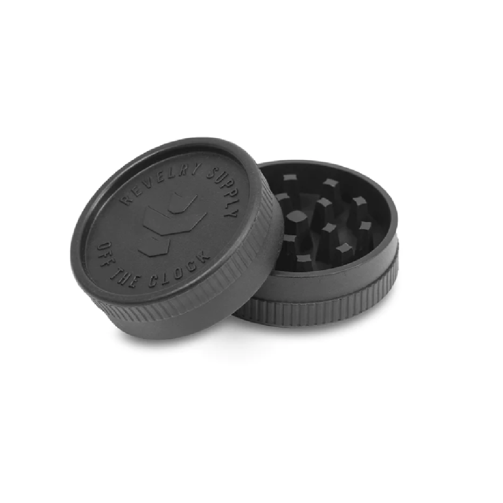 Image of Revelry 2 Piece Hemp Grinder Black